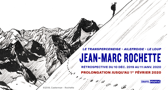 Rétrospective dédiée à Jean-Marc Rochette, prolongation jusqu'au 1er février 2020, à la galerie Daniel Maghen «  title=